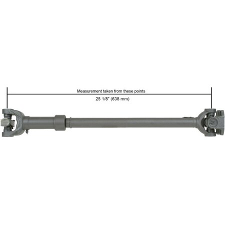A1 Cardone Remanufactured  Prop Shaft, 65-9820 65-9820